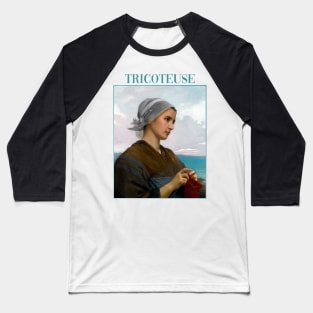 Knitter by Bouguereau Baseball T-Shirt